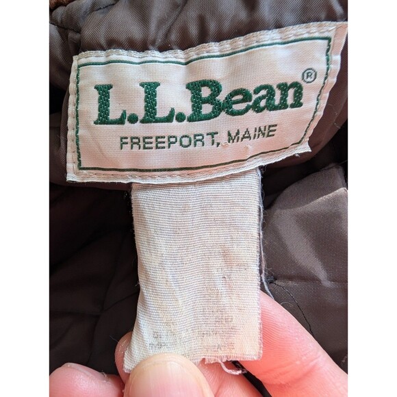 Vtg LL Bean Mossy Oak Breakup Leaf Camo Jacket Zip Sz M Hunting Camouflage - Picture 3 of 7